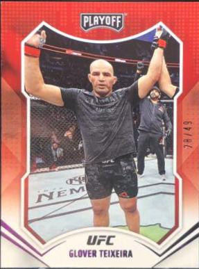 Glover Teixeira 2022 Panini Chronicles UFC Base Playoff #164 Blue