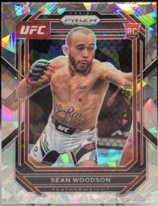 Sean Woodson 2023 Panini Prizm UFC Base #166 Ice