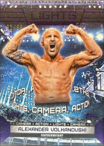 Alexander Volkanovski 2024 Topps Knockout UFC Lights (Lights, Camera, Action) #LTS-15 Platinum