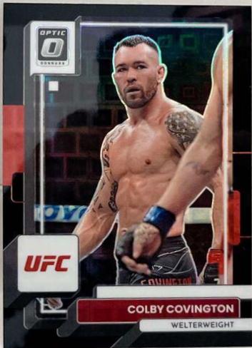 Colby Covington 2023 Panini Donruss Optic UFC Base #23 Black Pandora