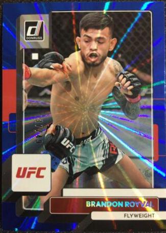 Brandon Royval 2023 Panini Donruss UFC Base #88 Blue Laser