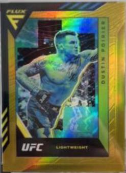 Dustin Poirier 2022 Panini Chronicles UFC Base Flux #333 Gold