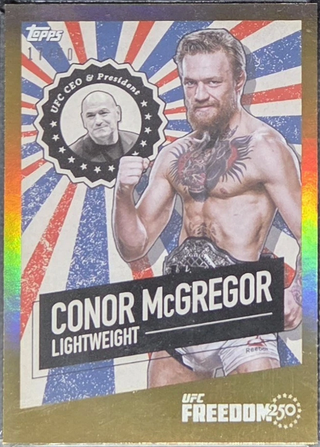 Conor McGregor 2026 Topps UFC Freedom 250 Presidential Seal #SO-1