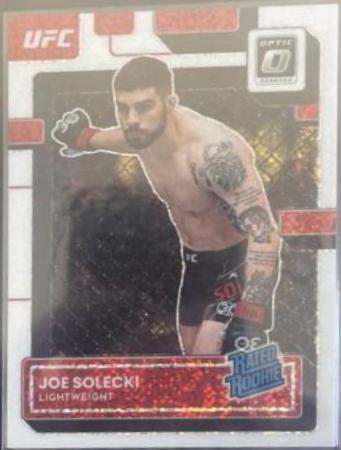 Joe Solecki 2023 Panini Donruss Optic UFC Base #117 White Sparkle