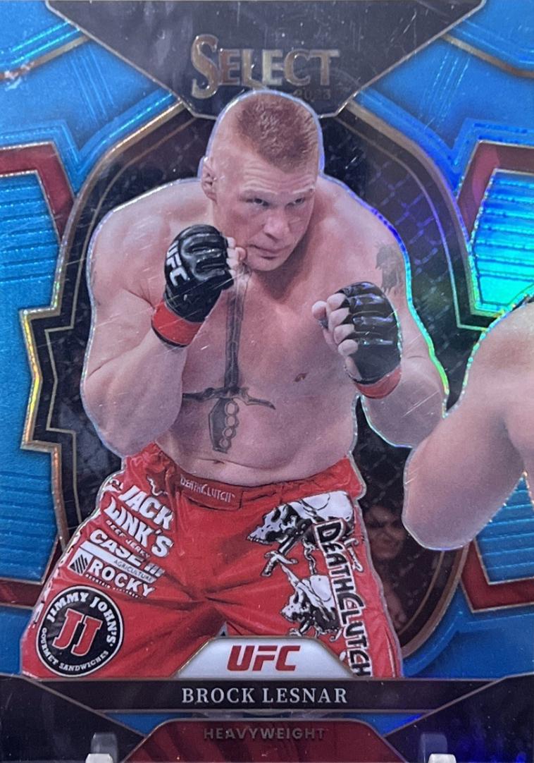 Brock Lesnar 2023 Panini Select UFC Concourse #50 Light Blue