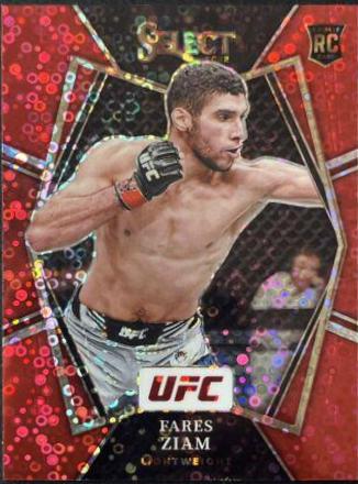 Fares Ziam 2022 Panini Select UFC Premier Level #130 Red Disco