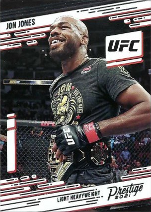 Jon Jones 2021 Panini Chronicles UFC Base Prestige #78 Platinum