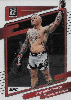 Anthony Smith 2022 Panini Donruss Optic UFC Base #20 Gold Vinyl