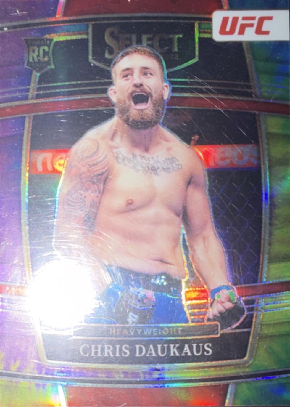 Chris Daukaus 2022 Panini Select UFC Concourse #79 Tie Dye