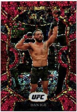 Dan Ige 2021 Panini Select UFC Concourse #2 Red Disco