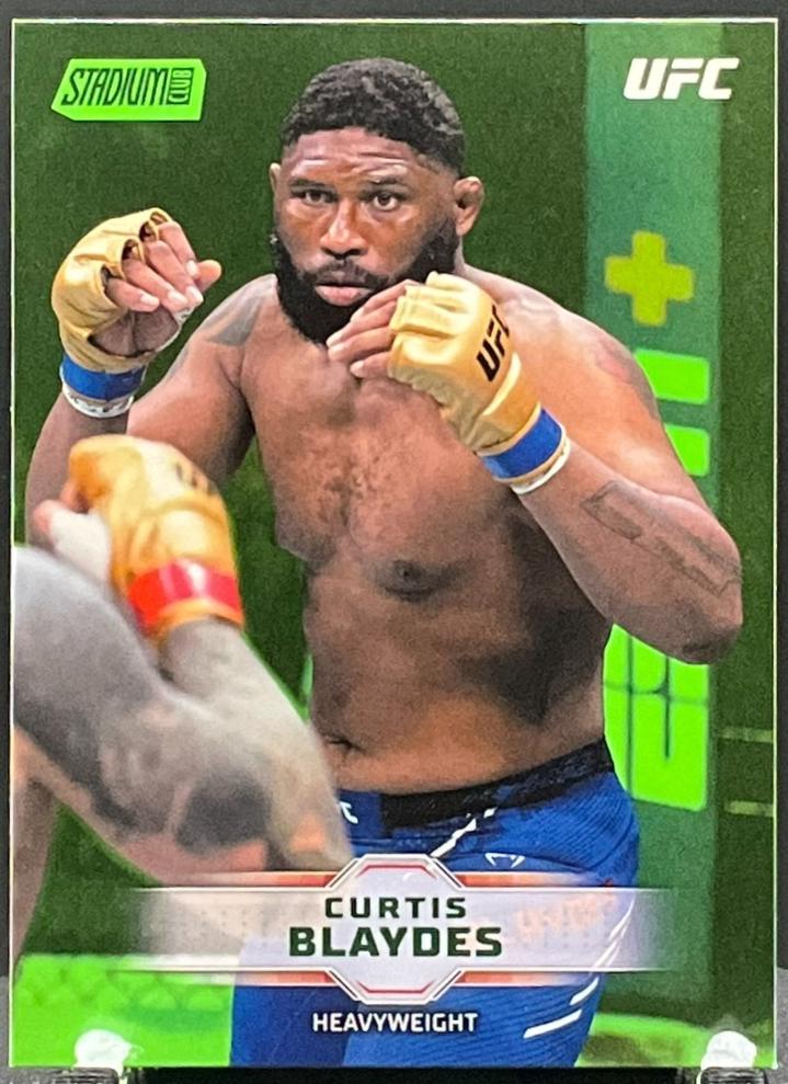 Curtis Blaydes 2026 Topps Stadium Club UFC Base #98 Lime Green