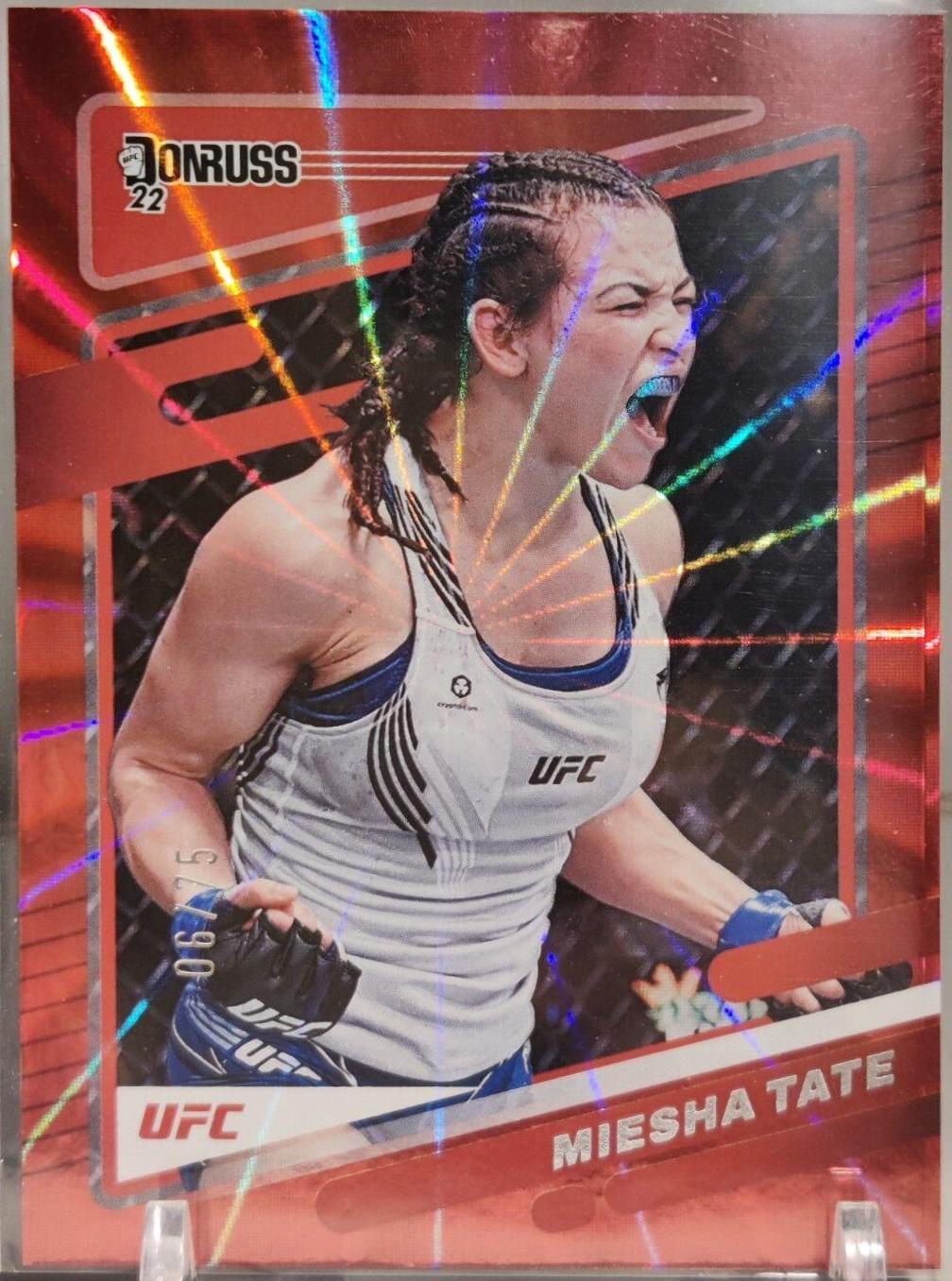 Miesha Tate 2022 Panini Donruss UFC Base #36 Red