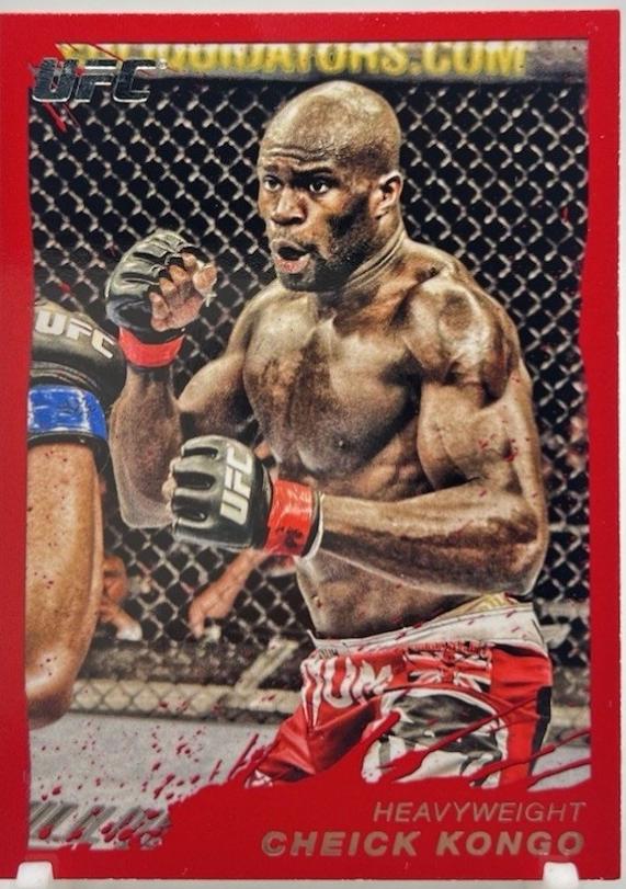 Cheick Kongo 2011 Topps UFC Moment of Truth Base #191 Ruby