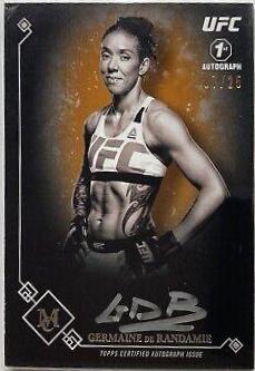 Germaine de Randamie 2017 Topps Museum Collection UFC Museum Autographs #MA-GD Copper