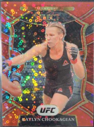 Katlyn Cerminara 2021 Panini Select UFC Concourse #17 Red Disco