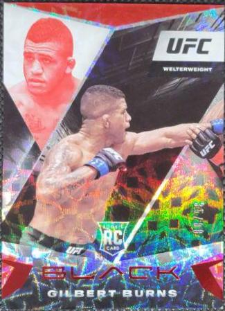 Gilbert Burns 2021 Panini Chronicles UFC Base Black #119 Asia Red