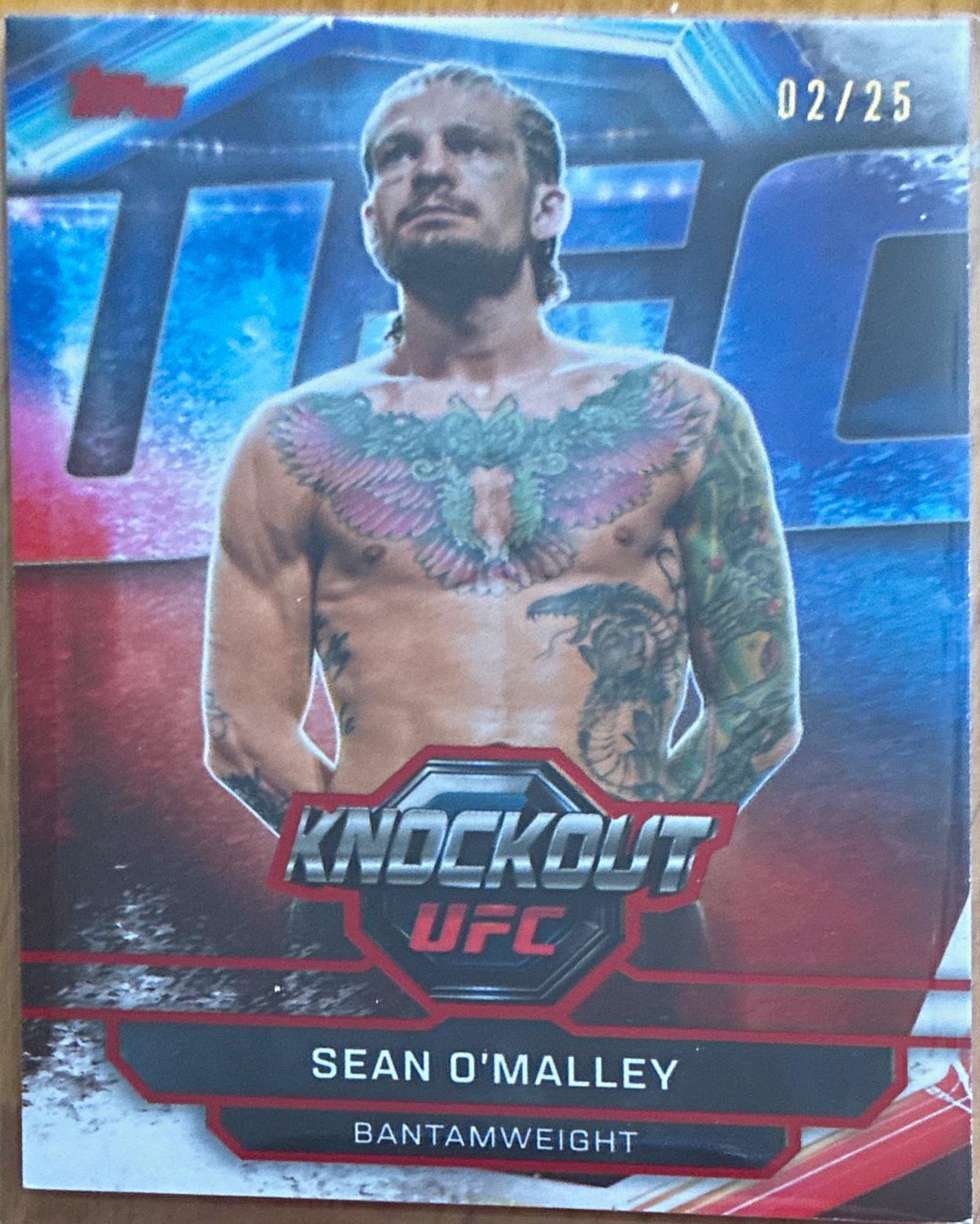 Sean O'Malley 2026 Topps Knockout UFC Base #10 Red