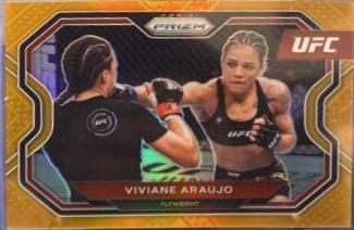 Viviane Araujo 2021 Panini Prizm UFC Base #149 Orange