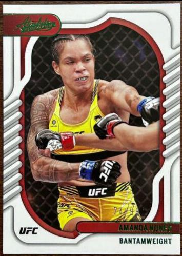 Amanda Nunes 2023 Panini Chronicles UFC Base Absolute #125 Green