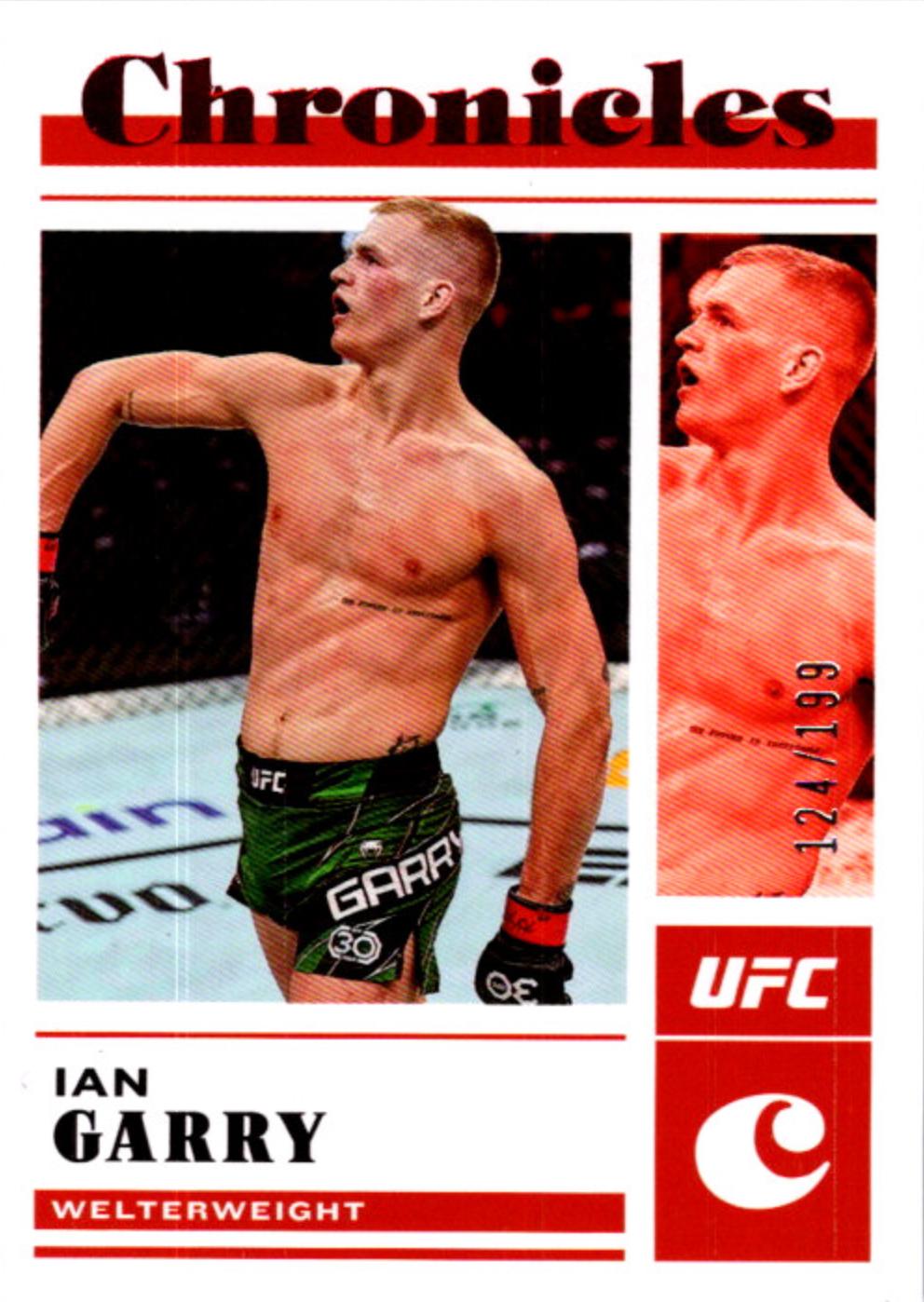 Ian Machado Garry 2023 Panini Chronicles UFC Base Chronicles #50 Red