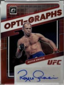 Royce Gracie 2022 Panini Donruss Optic UFC Opti-Graphs #32 Red