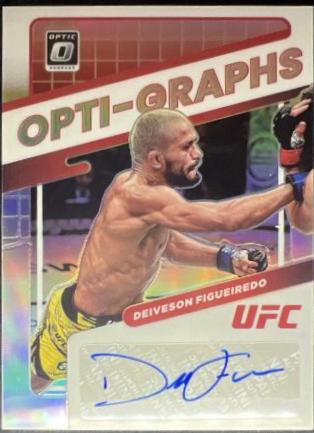 Deiveson Figueiredo 2022 Panini Donruss Optic UFC Opti-Graphs #21 Holo