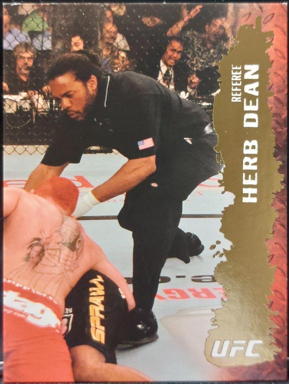 Herb Dean 2009 Topps UFC Round 2 Base #147 Gold