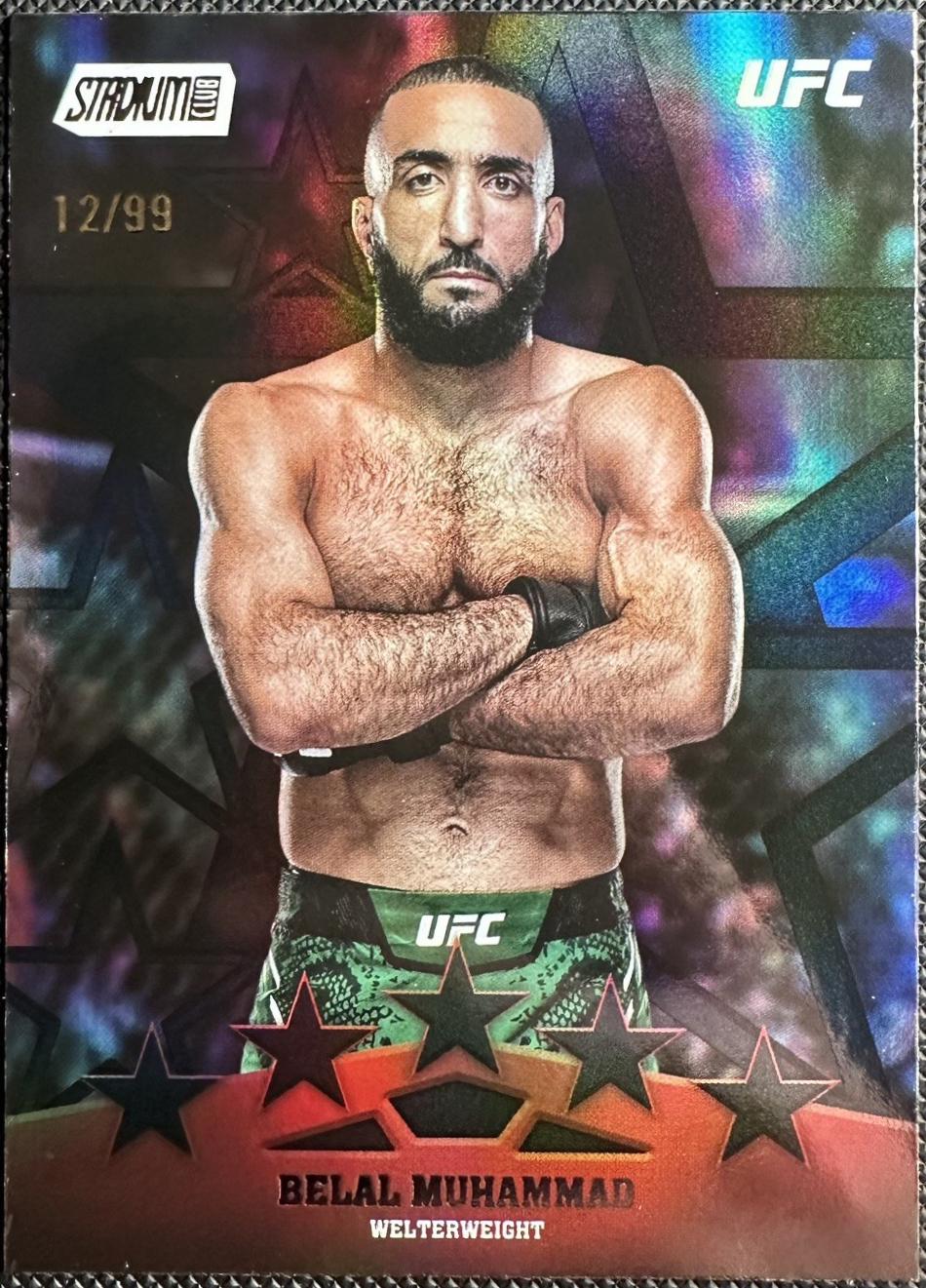 Belal Muhammad 2025 Topps Stadium Club UFC Special Forces #SF-28 Black