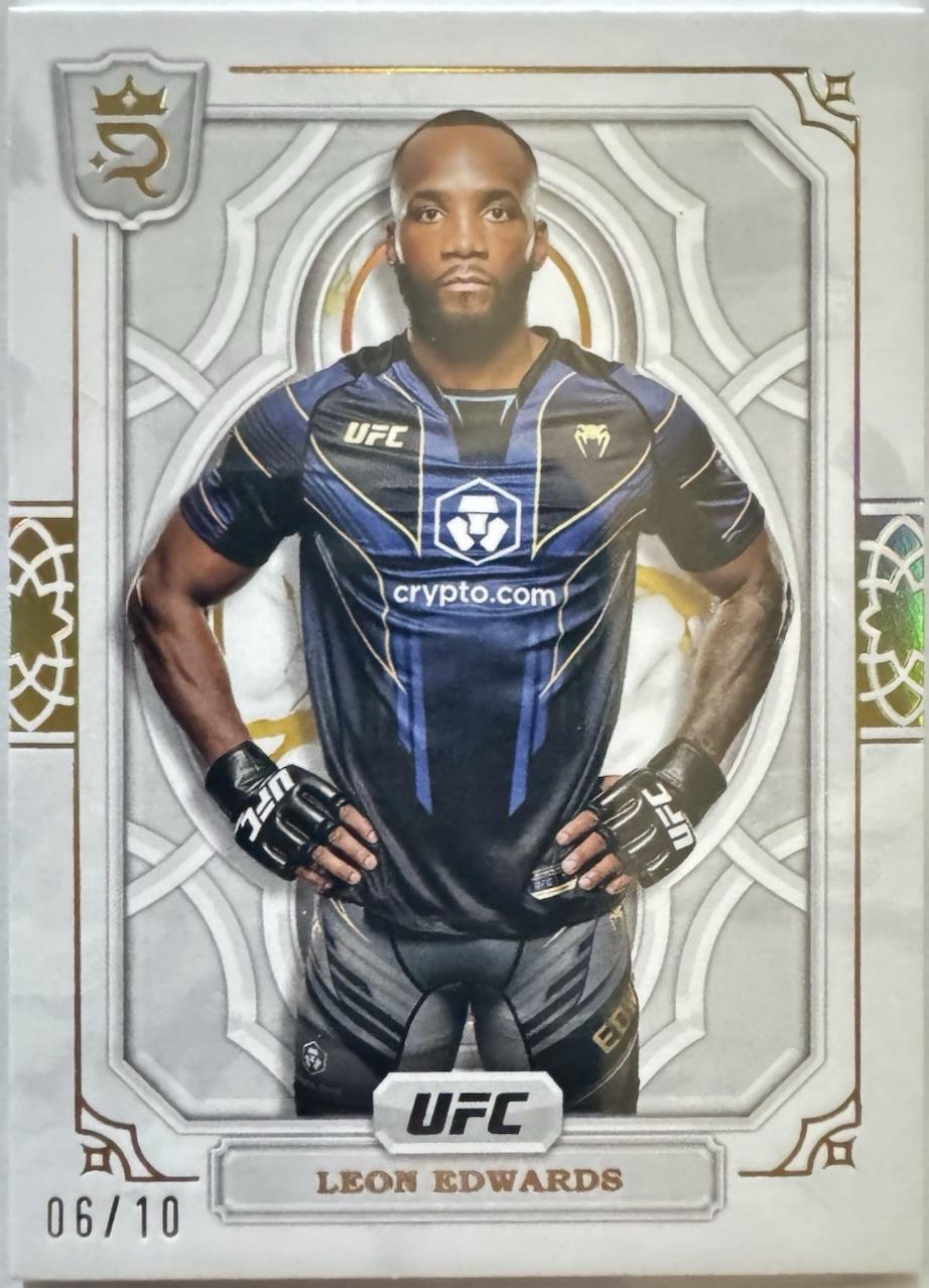 Leon Edwards 2024 Topps Royalty UFC Base #29 Gold