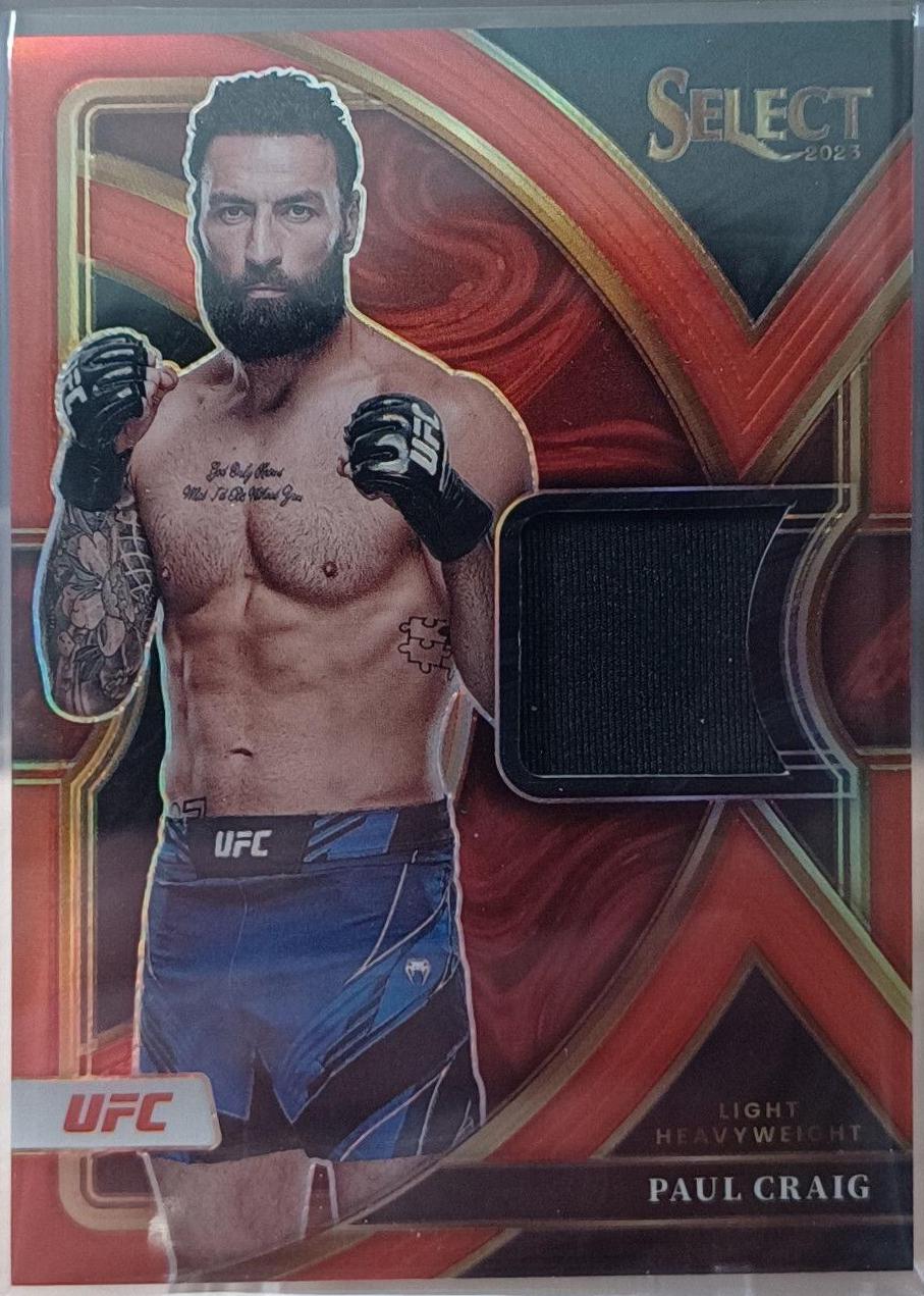 Paul Craig 2023 Panini Select UFC Premier Level #139 Red Disco