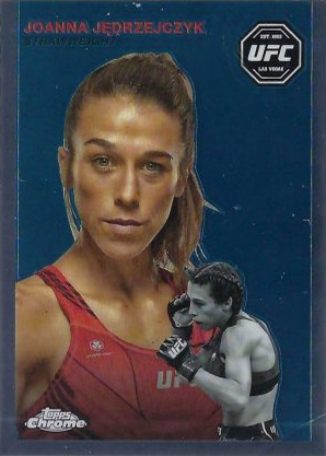 Joanna Jędrzejczyk 2024 Topps Chrome UFC 1954 Topps #FFT-24 Superfractor