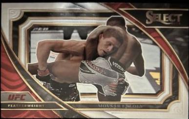 Movsar Evloev 2023 Panini Select UFC Mezzanine #358 Black Blue