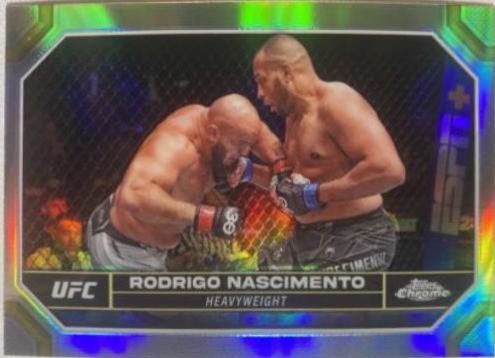 Rodrigo Nascimento 2024 Topps Chrome UFC Base #166 Refractor