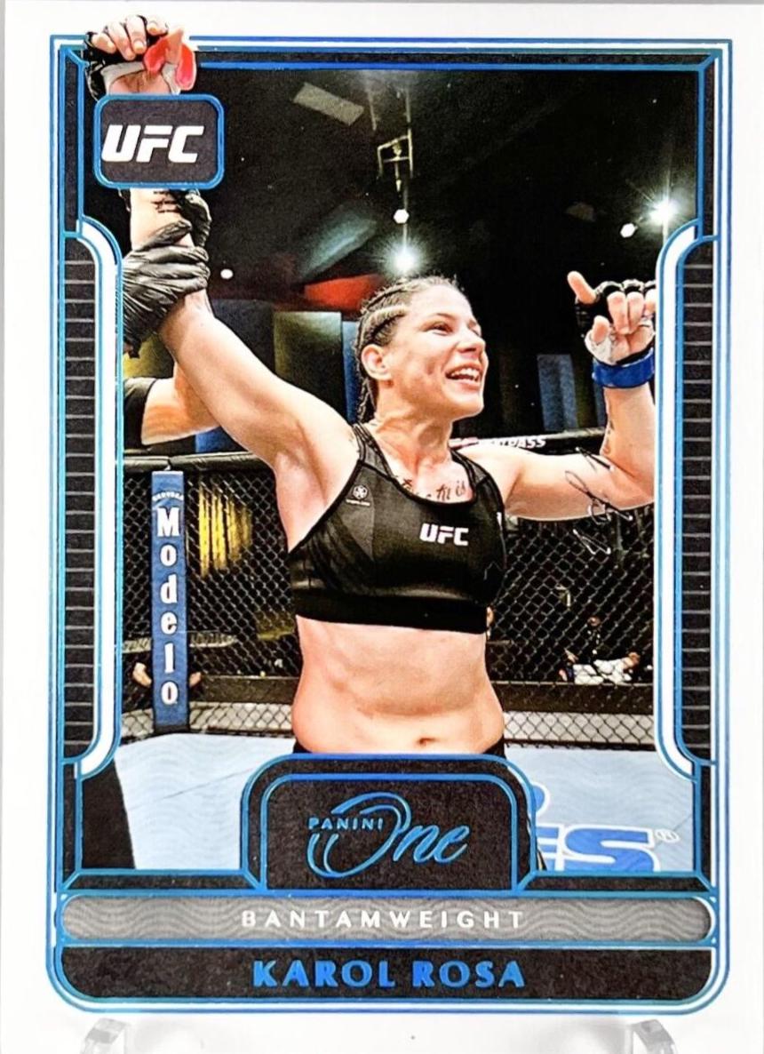 Karol Rosa 2023 Panini Chronicles UFC Base One #483 Platinum
