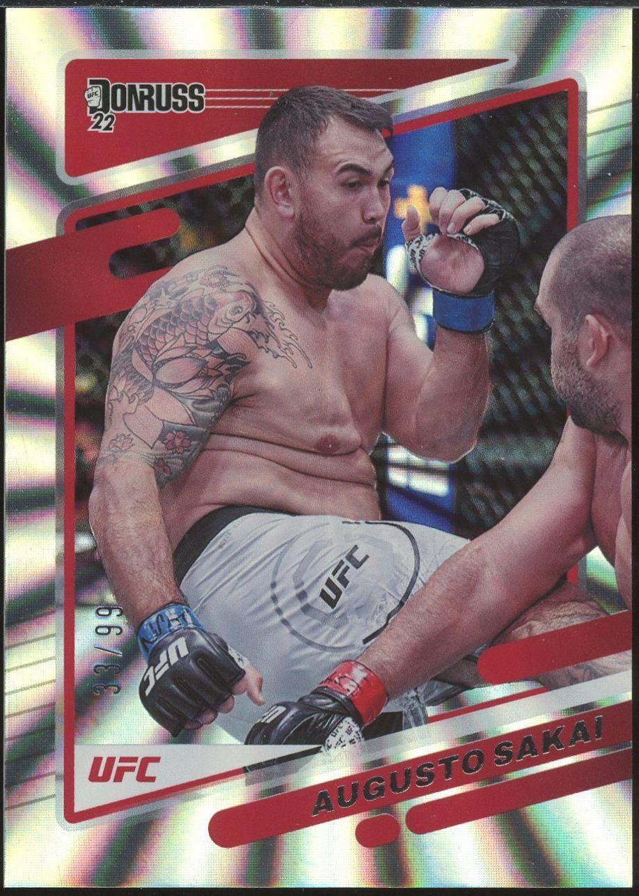 Augusto Sakai 2022 Panini Donruss UFC Base #5 Laser