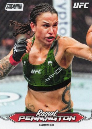 Raquel Pennington 2025 Topps Stadium Club UFC Base #176 Black