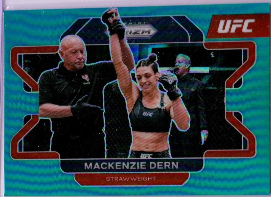 Mackenzie Dern 2022 Panini Prizm UFC Base #26 Teal