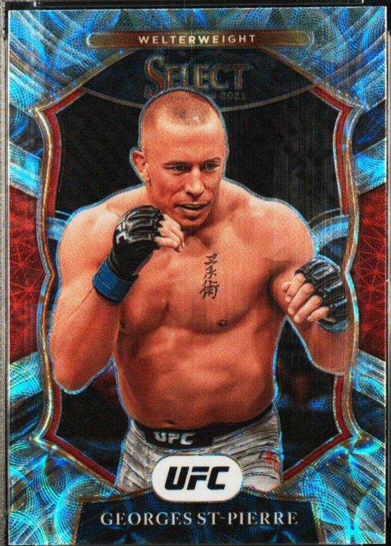 Georges St-Pierre 2021 Panini Select UFC Concourse #14 Scope