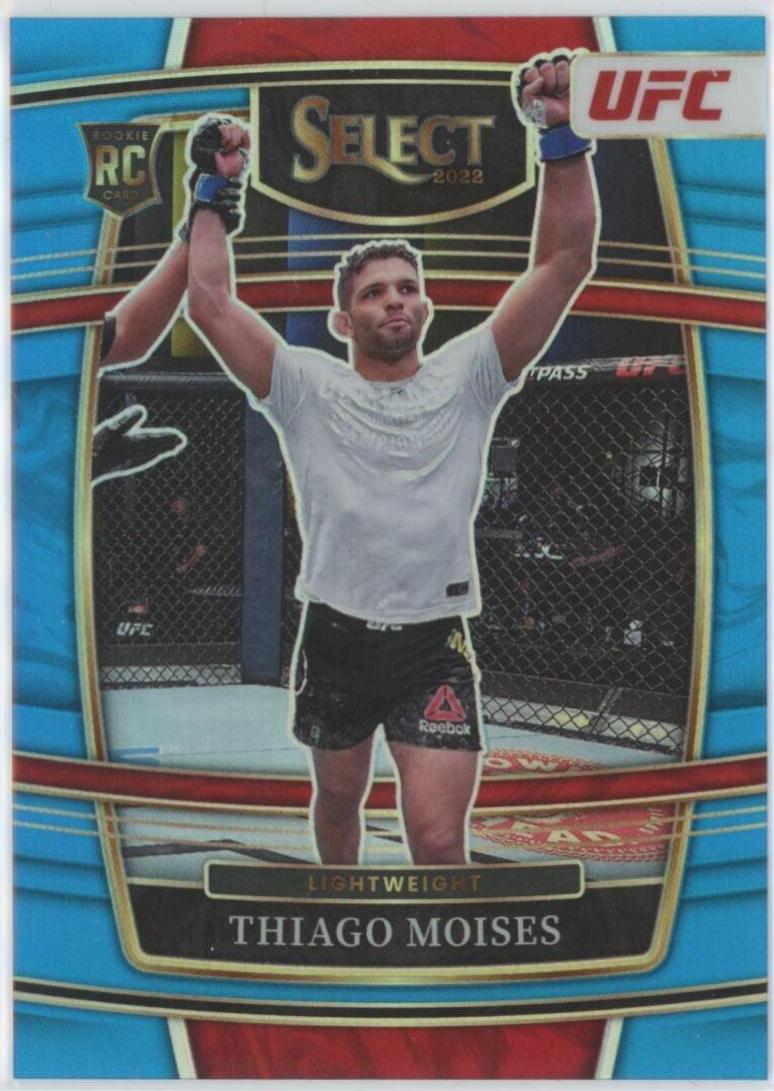 Thiago Moises 2022 Panini Select UFC Concourse #24 Light Blue