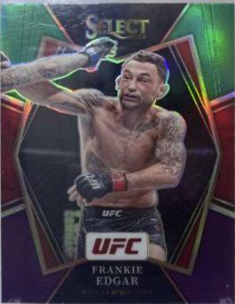 Frankie Edgar 2022 Panini Select UFC Premier Level #152 Green and Purple