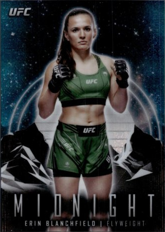 Erin Blanchfield 2024 Topps Midnight UFC Base #17 Topps Industry Conference Promo