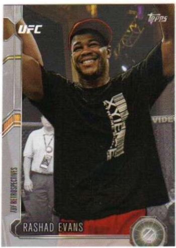 Rashad Evans 2015 Topps UFC Chronicles Base #29 Silver