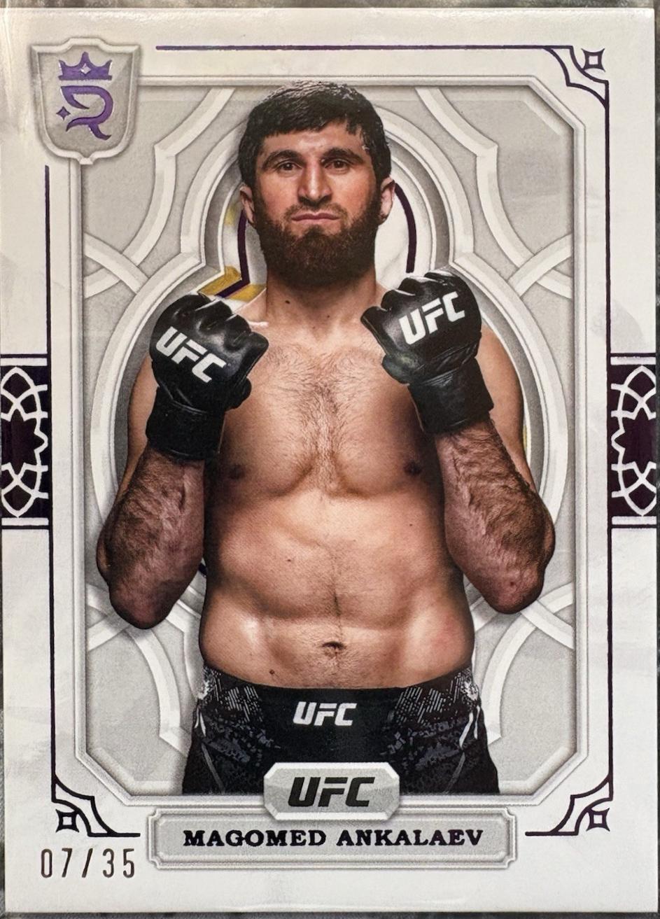 Magomed Ankalaev 2024 Topps Royalty UFC Base #78 Purple