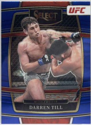 Darren Till 2022 Panini Select UFC Concourse #28 Blue Prizm