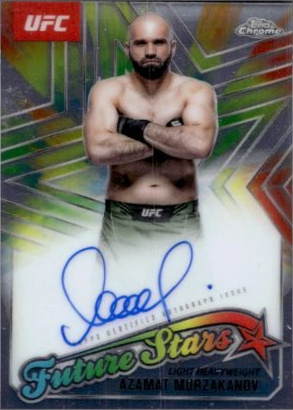 Azamat Murzakanov 2025 Topps Chrome UFC Future Stars Autographs #FSA-AM Black Refractor
