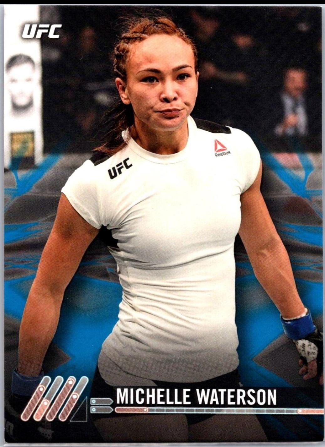 Michelle Waterson-Gomez 2017 Topps UFC Knockout Base #31 Blue