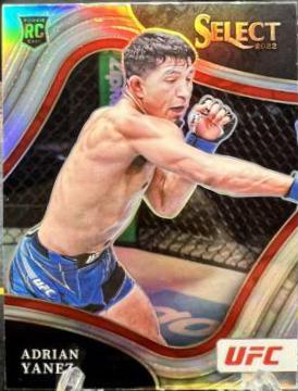 Adrian Yanez 2022 Panini Select UFC Octagonside #280 Zebra