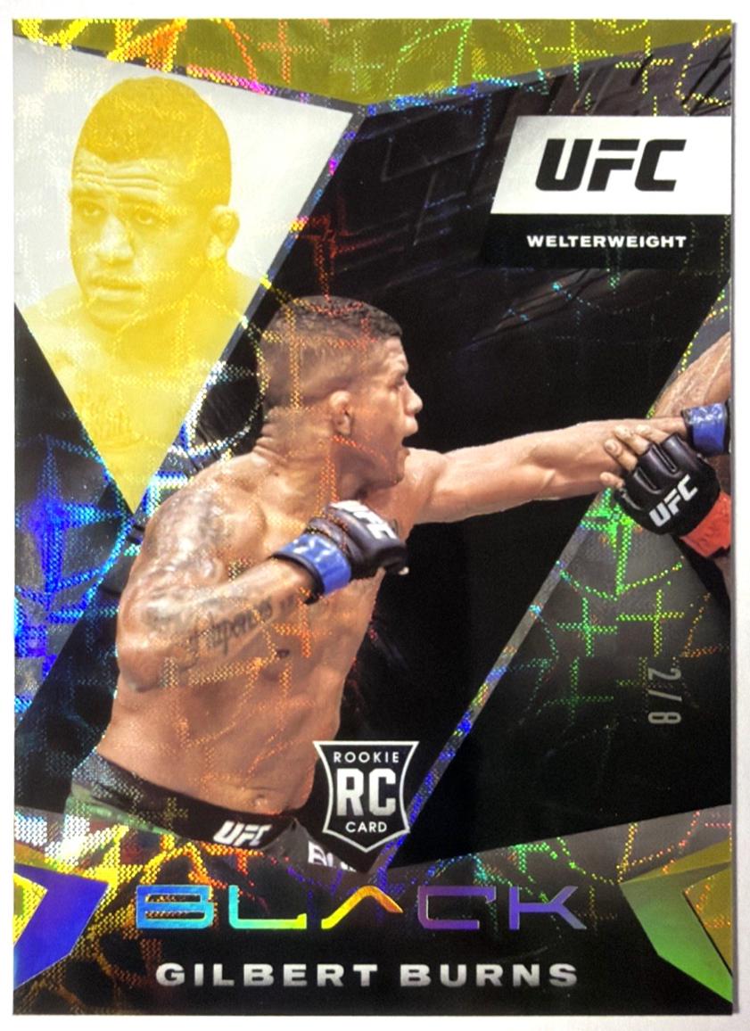 Gilbert Burns 2021 Panini Chronicles UFC Base Black #119 Gold