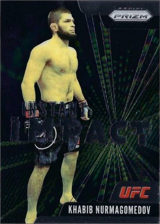 Khabib Nurmagomedov 2021 Panini Prizm UFC Instant Impact #2 Black