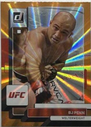 BJ Penn 2023 Panini Donruss UFC Base #23 Orange Laser